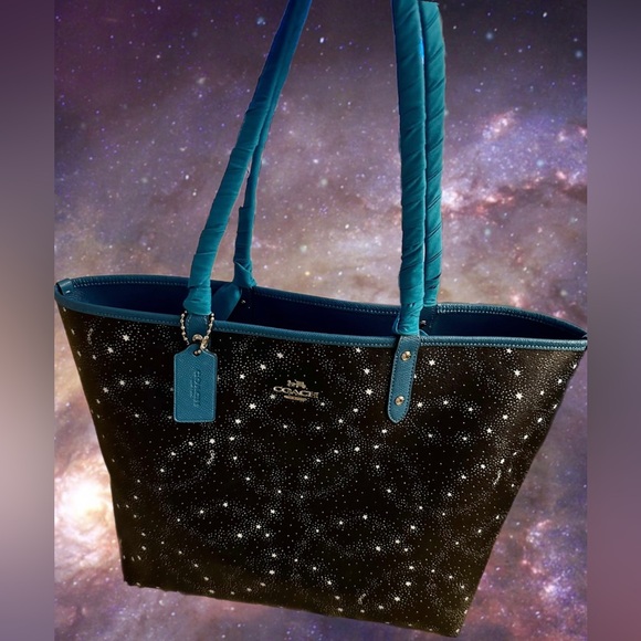 COACH Reversible City Tote in “Celestial Stars” print - No. F29131 - Picture 1 of 16